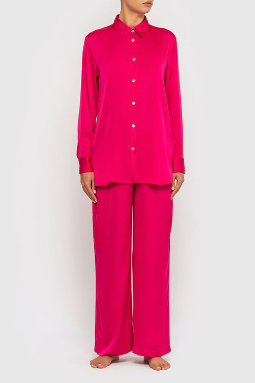 Женский шелковый брючный костюм German Volf рубашка и брюки купить Женский шелковый брючный костюм German Volf рубашка и брюки купить