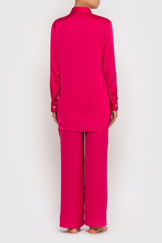 Женский шелковый брючный костюм German Volf рубашка и брюки купить Женский шелковый брючный костюм German Volf рубашка и брюки купить
