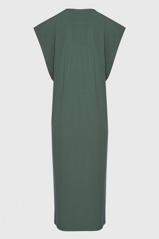 Сукня модалова жіноча довга, зелений