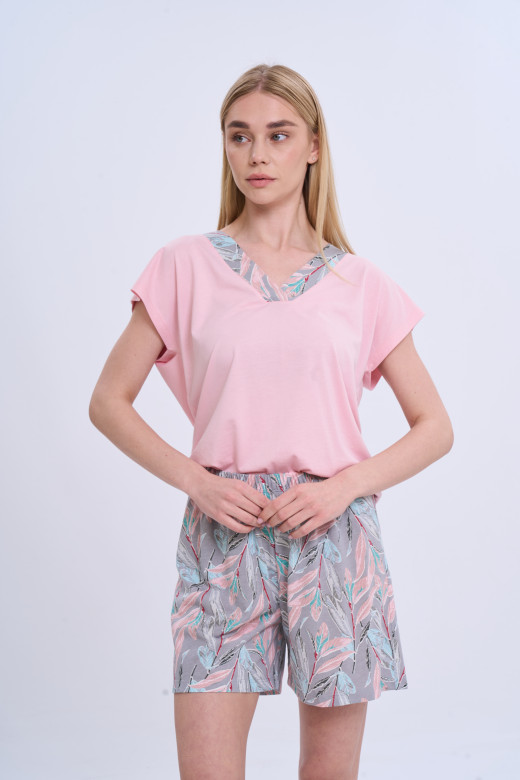 Футболка женская коллекция Флора German Volf, розовый