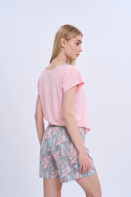 Футболка женская коллекция Флора German Volf, розовый