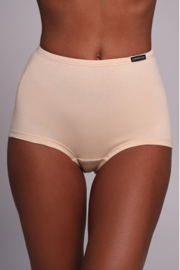 Труси бріфи жіночі з куліру, бежевий
