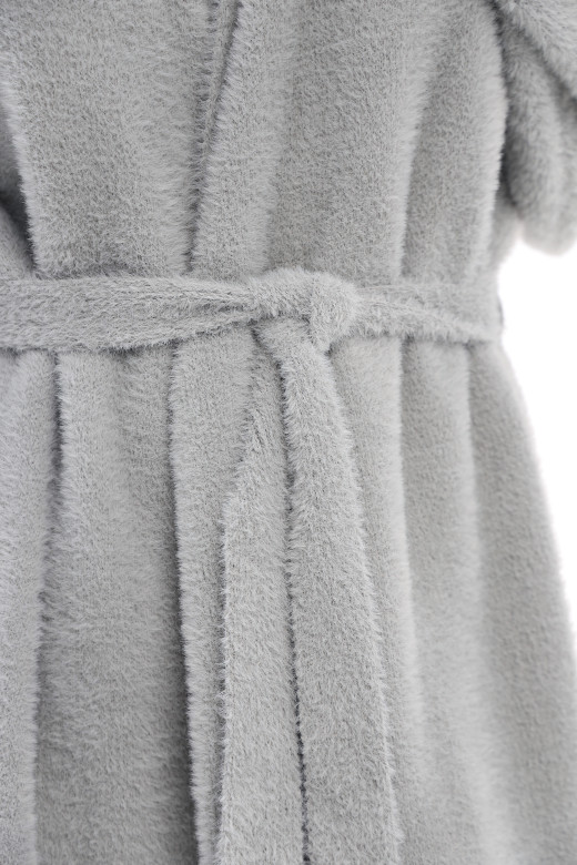 Кардиган жіночий в'язаний довгий, pearl gray color