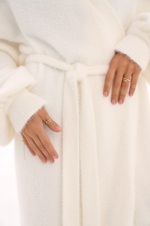 Кардиган женский вязаный короткий, champagne color