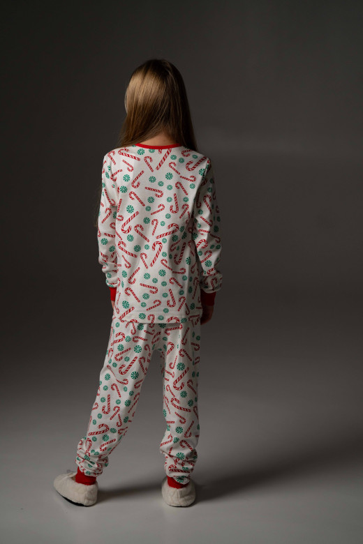 Піжама дитяча з бавовни Candy Cane Піжама дитяча з бавовни Candy Cane