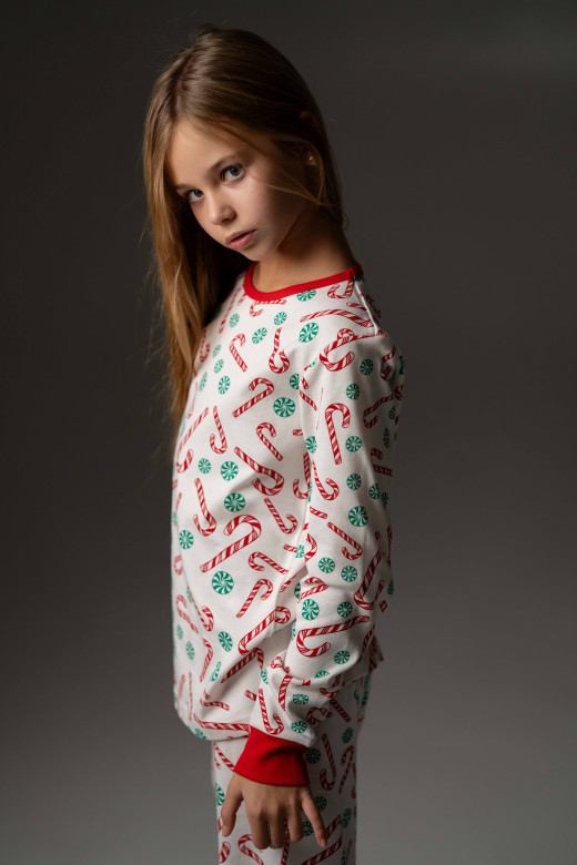 Піжама дитяча з бавовни Candy Cane Піжама дитяча з бавовни Candy Cane