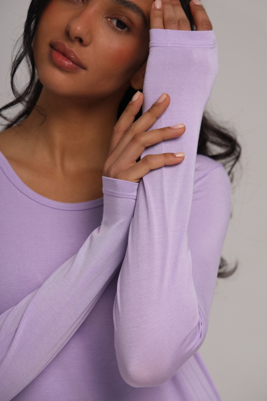 Жіноча сорочка з мікромодалу з довгим рукавом German Volf