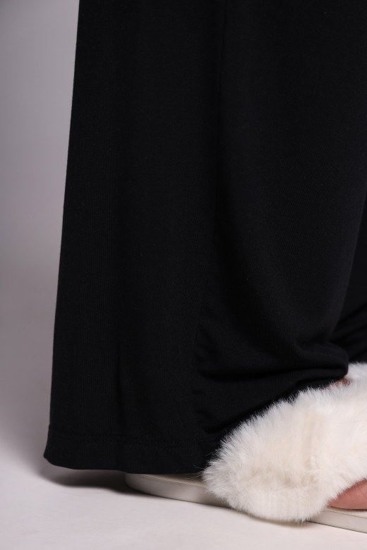 Штани жіночі з мікромодалу, чорний