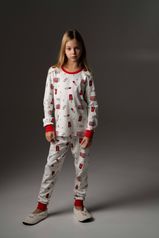 Піжама дитяча з бавовни Сinema Піжама дитяча з бавовни Сinema