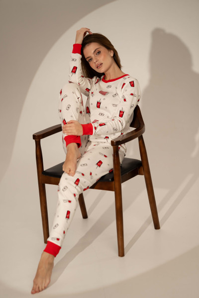 Піжама жіноча з бавовни Сinema