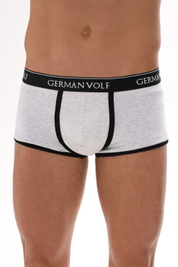 Боксеры мужские из хлопка Premium, серый меланж