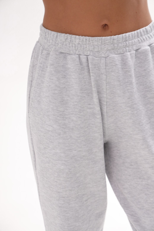 Штани домашні жіночі з бавовни , сірий