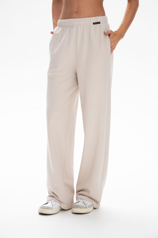 штани спортивні жіночі широкі з начісом