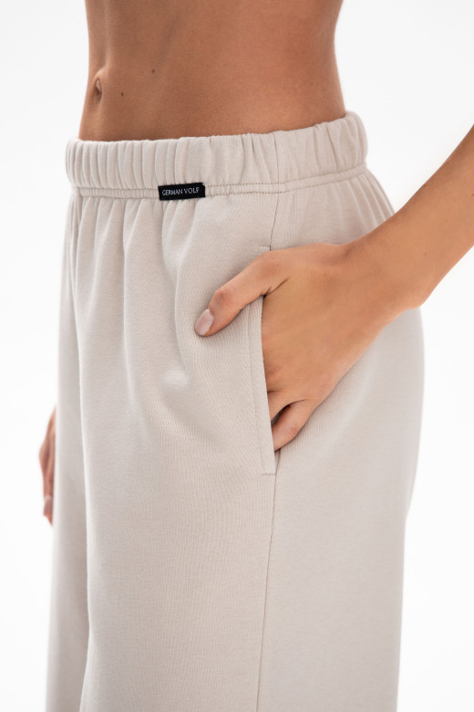 штани спортивні жіночі широкі з начісом