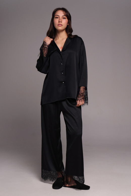 Пижамный костюм с кружевом German Volf