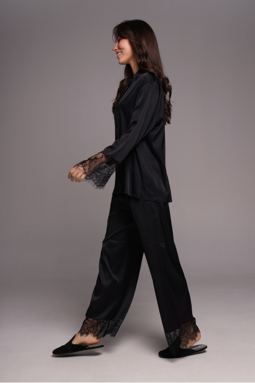 Пижамный костюм с кружевом German Volf