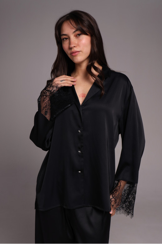 Пижамный костюм с кружевом German Volf