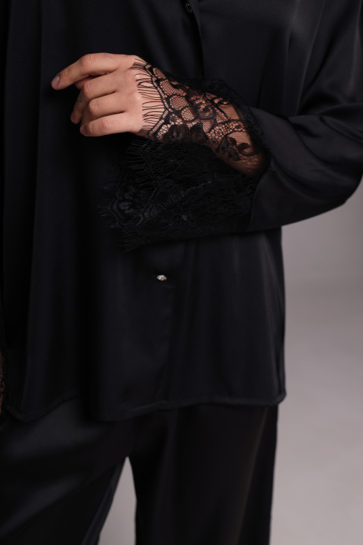 Пижамный костюм с кружевом German Volf