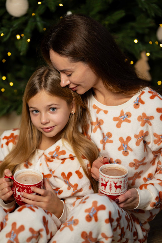 Комбінезон дитячий фліс-велсофт, принт пряник Комбінезон дитячий фліс-велсофт, принт пряник