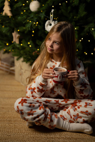 Комбінезон дитячий фліс-велсофт, Gingerbread