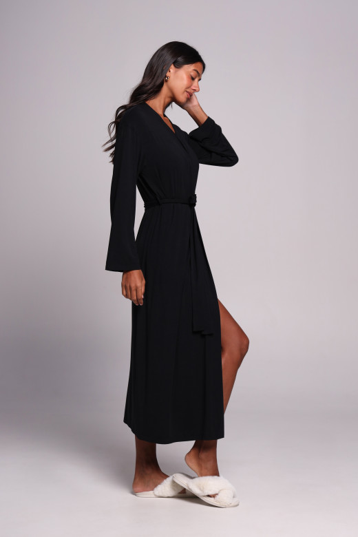 Довгий жіночий халат із мікромодалу German Volf