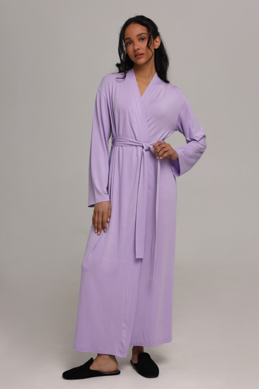 Довгий жіночий халат із мікромодалу German Volf