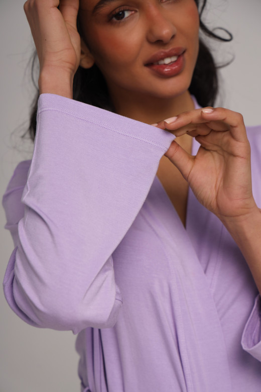 Довгий жіночий халат із мікромодалу German Volf