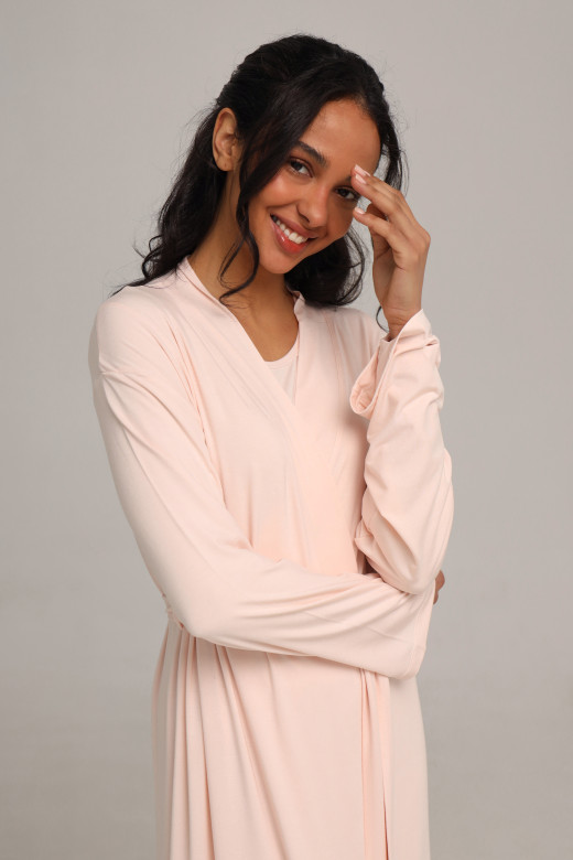 Длинный женский халат из микромодала German Volf