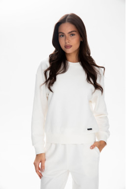 Світшот жіночий коллекція Cotton Fleece, молочний