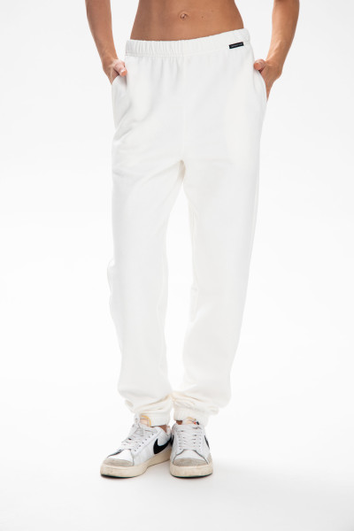 Джогери жіночі коллекція Cotton Fleece молочний 