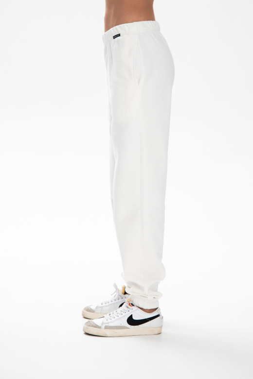 Джогери жіночі коллекція Cotton Fleece молочний 