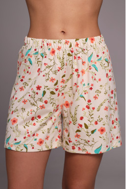 Женские домашние шорты с цветочным узором, коллекция "Прованс"
