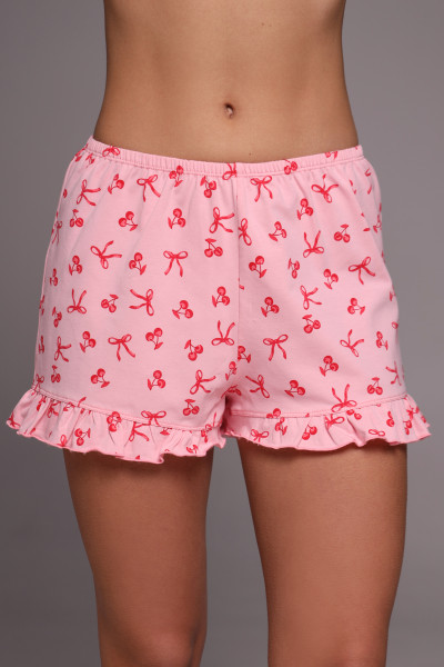 Женские шорты для дома и сна "Сherry bow " 