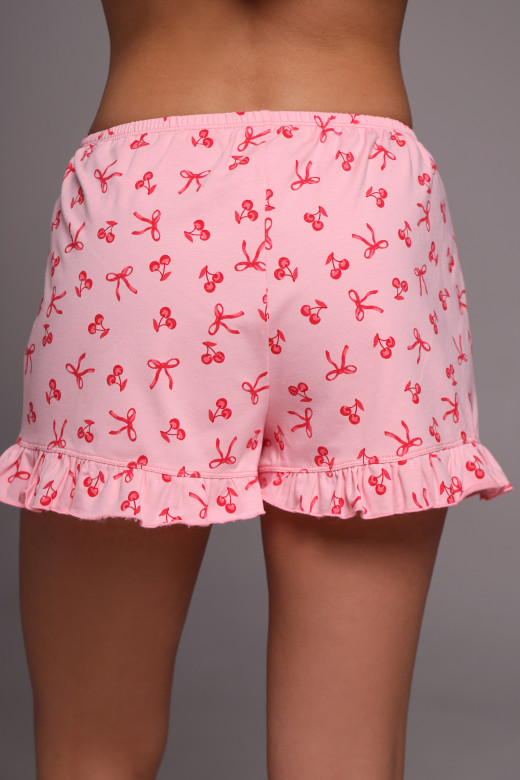 Женские шорты для дома и сна из кулира German Volf с рюшами