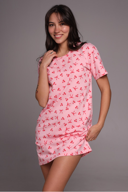 Женская сорочка для сна из кулира German Volf прямого кроя