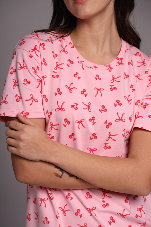 Женская сорочка для сна из кулира German Volf прямого кроя