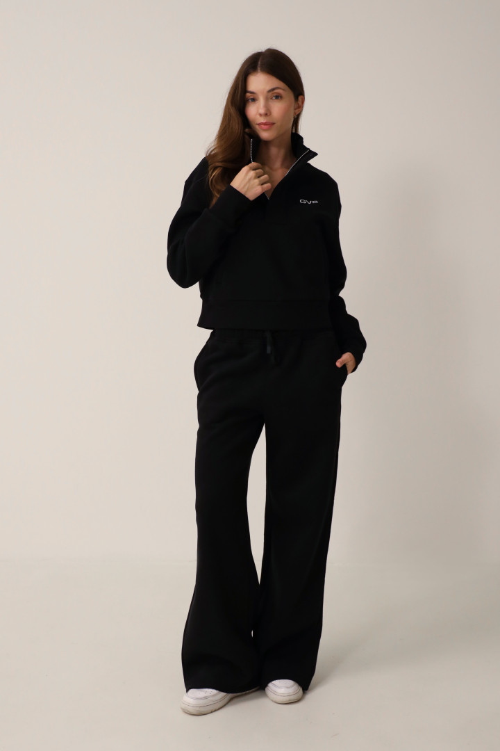 Жіночий утеплений спортивний костюм GVS Urban Warm, чорний