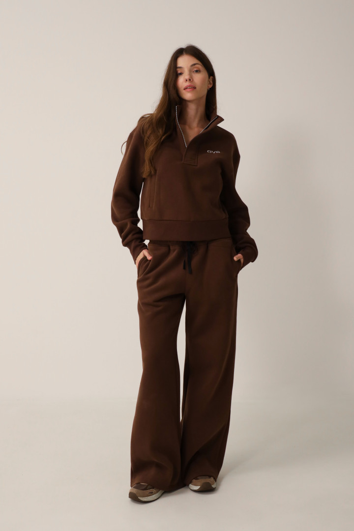 Жіночий утеплений спортивний костюм GVS Urban Warm, шоколад