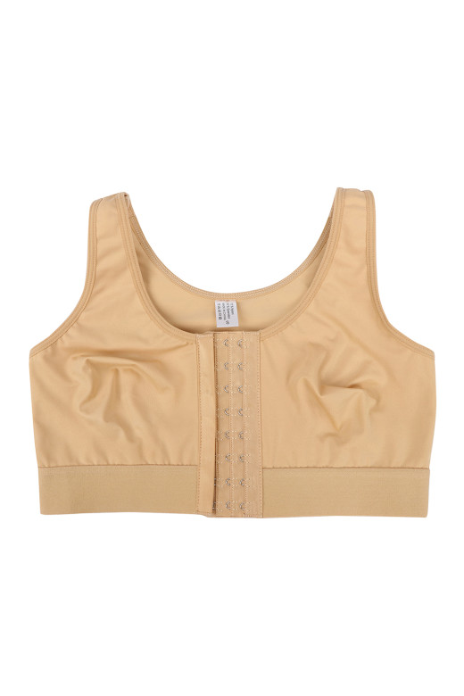 Компресійний бюстгалтер на гачках + післяопераційна бандажна стрічка MT190187 колір нюд