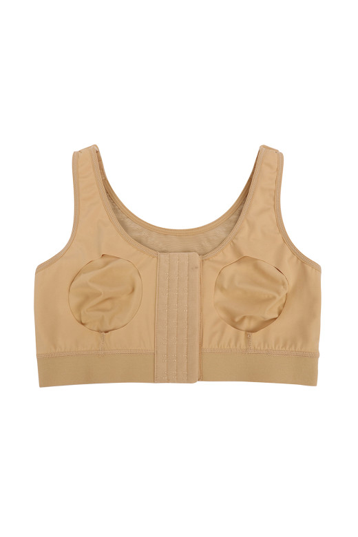 Компресійний бюстгалтер на гачках + післяопераційна бандажна стрічка MT190187 колір нюд