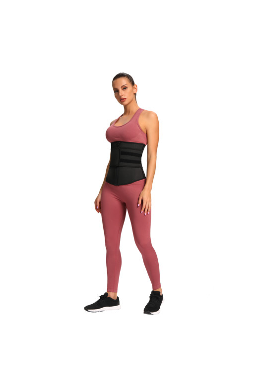 Чорний коригувальний пояс для талії Waist Trainer Sculpt
