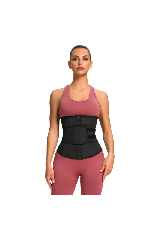 Чорний коригувальний пояс для талії Waist Trainer Sculpt
