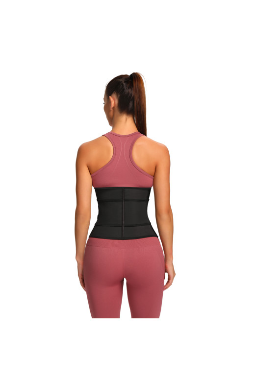 Чорний коригувальний пояс для талії Waist Trainer Sculpt