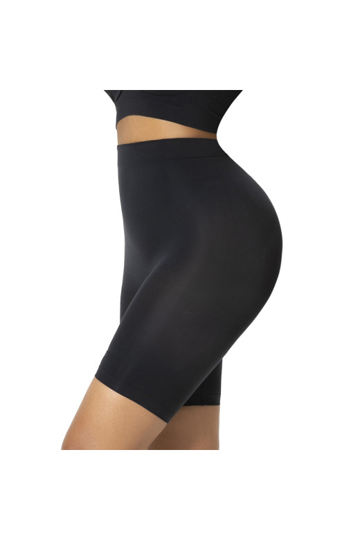 Бесшовные утягивающие шорты чёрные для коррекции фигуры GERMAN VOLF