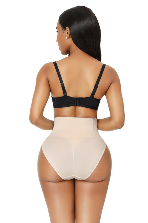 Високі коригуючі трусики з посиленим контролем зони живота,  колір скин 