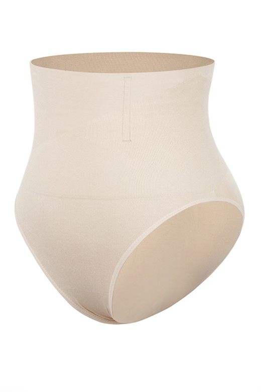 Високі коригуючі трусики з посиленим контролем зони живота,  колір скин 