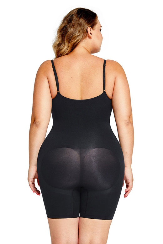 Боді коригуючий з утяжкою талії та бедер, чорний 
