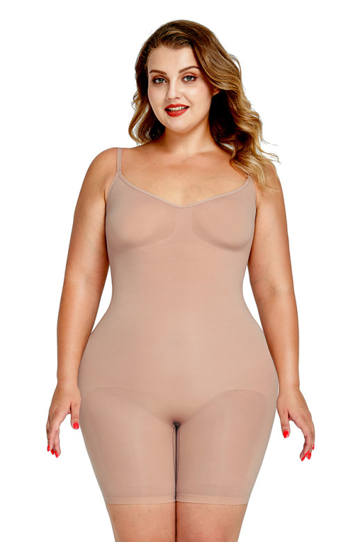 Боді корегуючий з утяжкою талії та стегон, нюд