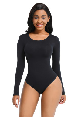 Боди базовое корректирующее, черный