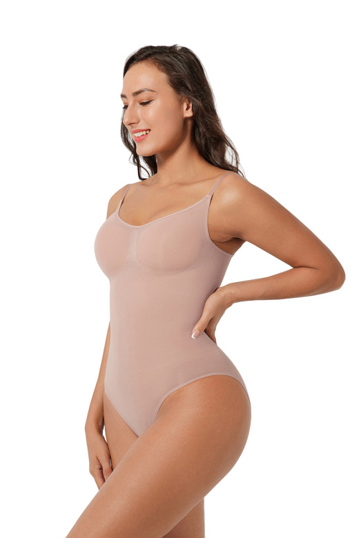 Боді корегуюче з утяжкою живота, талії та спинки, нюд